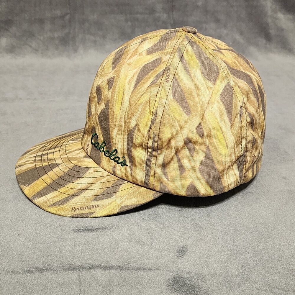 Vintage Cabelas Camo Hat trapper ear flap hat Insulated Size Small Cap - Picture 9 of 9